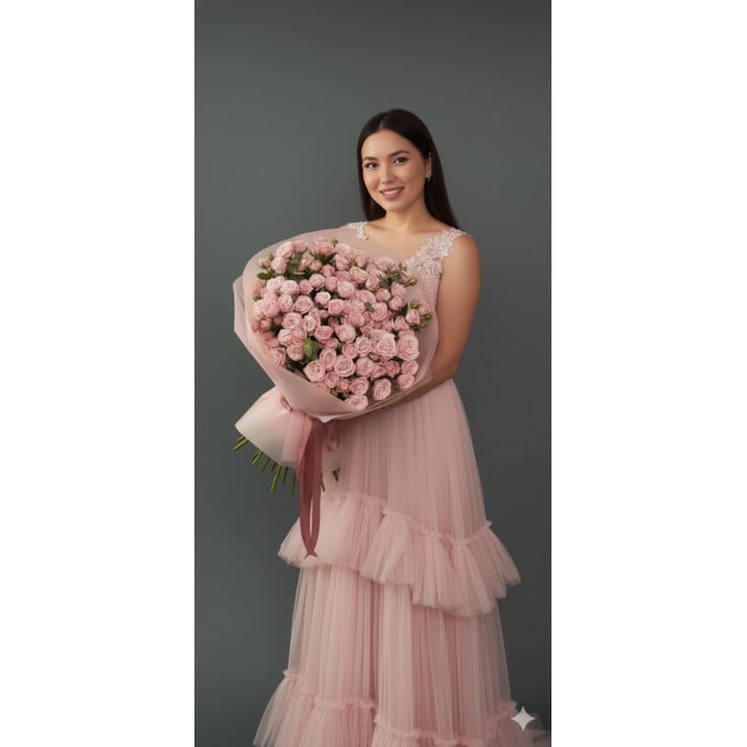 Букет из кустовых роз N51 Букет из кустовых роз N51