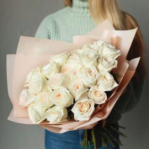 Купить на заказ Букет из 31 белой розы с доставкой в Кульсарах