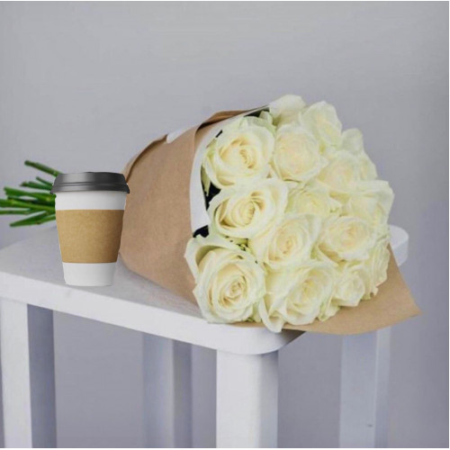 Купить на заказ Кофе с цветами с доставкой в Кульсарах