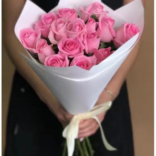 Купить на заказ 15 розовых роз с доставкой в Кульсарах